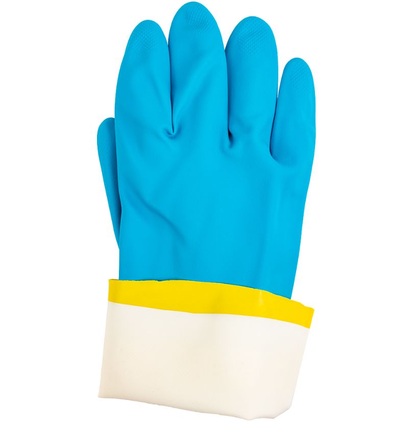 Химостойкие перчатки Jeta Safety 80/50, латекс/неопрен с хлопковым напылением