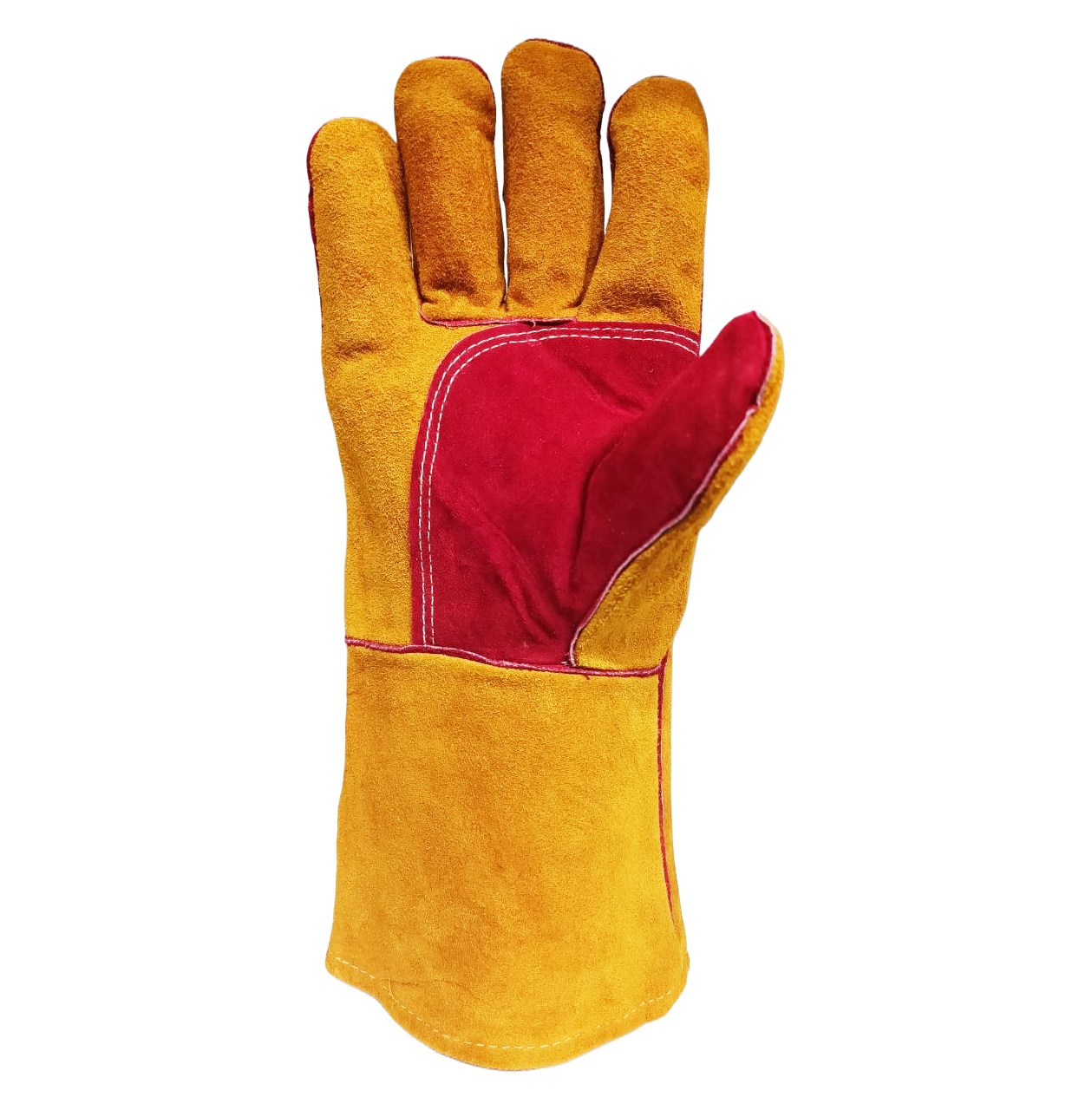 Краги жёлтые с усилением 35 см Kevlar